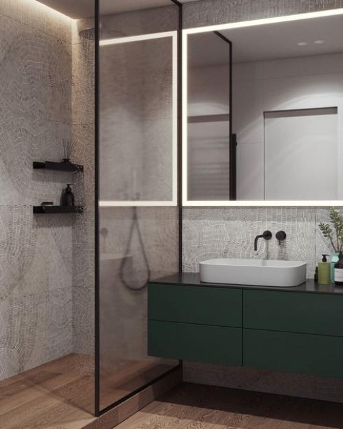 Ванная комната в стиле - минимализм. 02