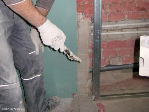 Возведение новых перегородок. 01