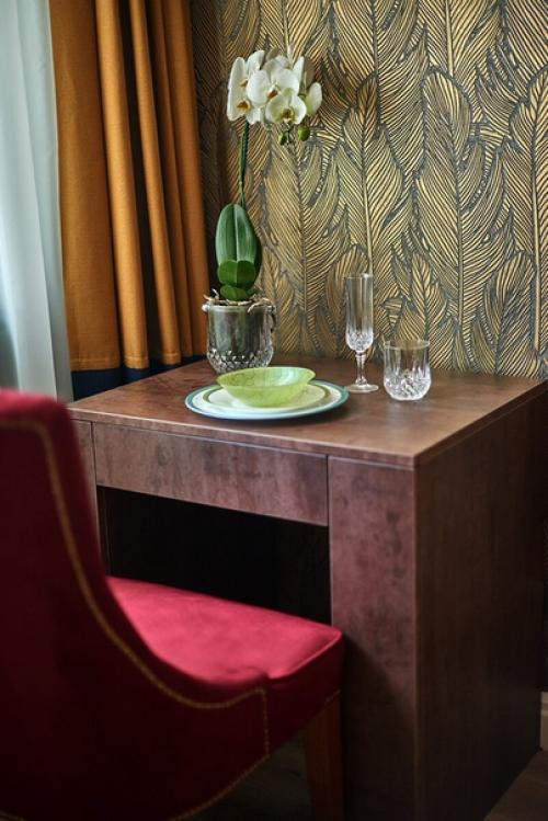 Элегантное преображение кухни - гостиной в новой квартире замечательной актрисы Марии Шукшиной. 06