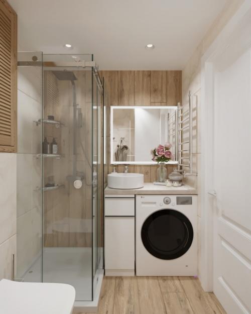 1-Комнатная квартира в светлых тонах. 07