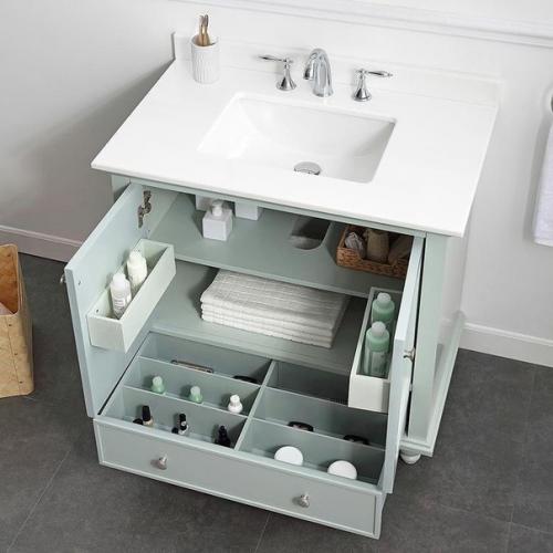 Как хранить вещи в ванной, чтобы это выглядело аккуратно и не портило общий вид комнаты? 04