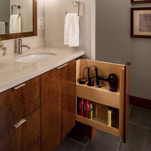 Как хранить вещи в ванной, чтобы это выглядело аккуратно и не портило общий вид комнаты? 03