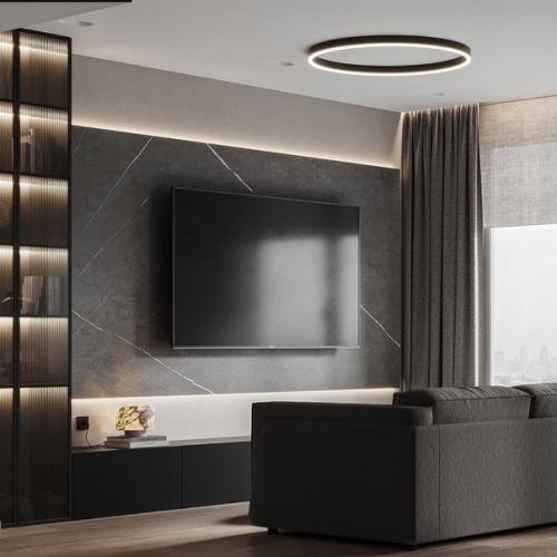 Интерьер квартиры в единой цветовой палитре. 04