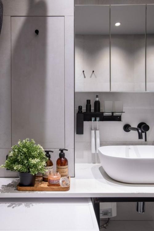 Стильный дизайн небольшого пространства, площадью 23 кв. 06