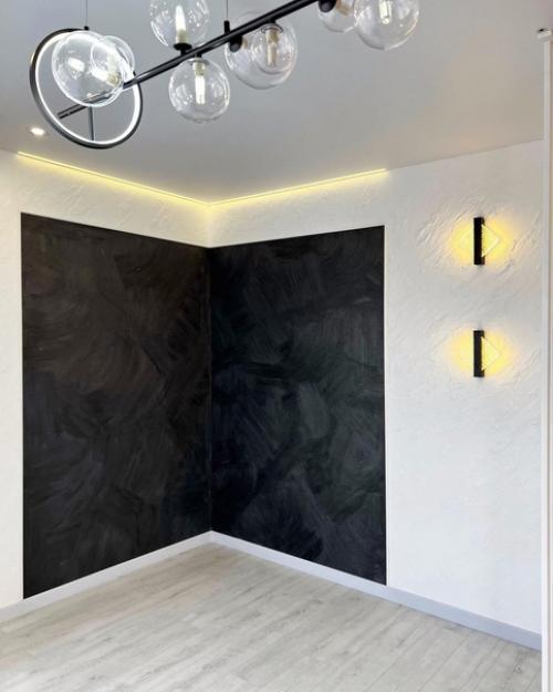 Кухня - гостиная в двух комнатной квартире. 02