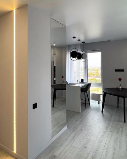 Кухня - гостиная в двух комнатной квартире. 07