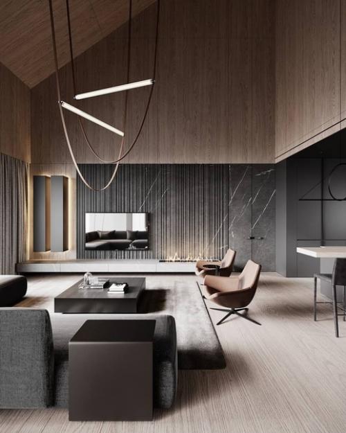 Это часть кухонной зоны в доме созданная для семьи. 04