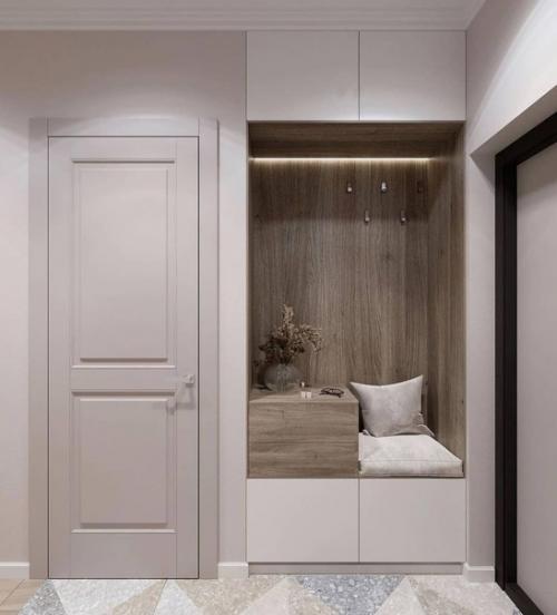 Какой нежный и современный дизайн - проект квартиры. 09