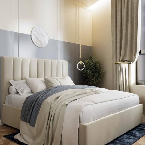 Светлый и уютный интерьер квартиры в пастельных тонах. 05