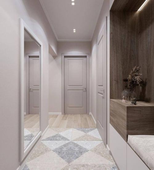 Какой нежный и современный дизайн - проект квартиры. 08