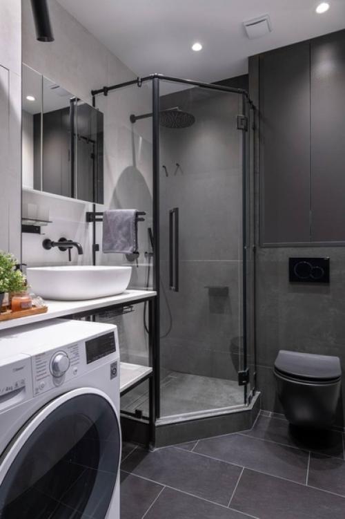 Стильный дизайн небольшого пространства, площадью 23 кв. 05