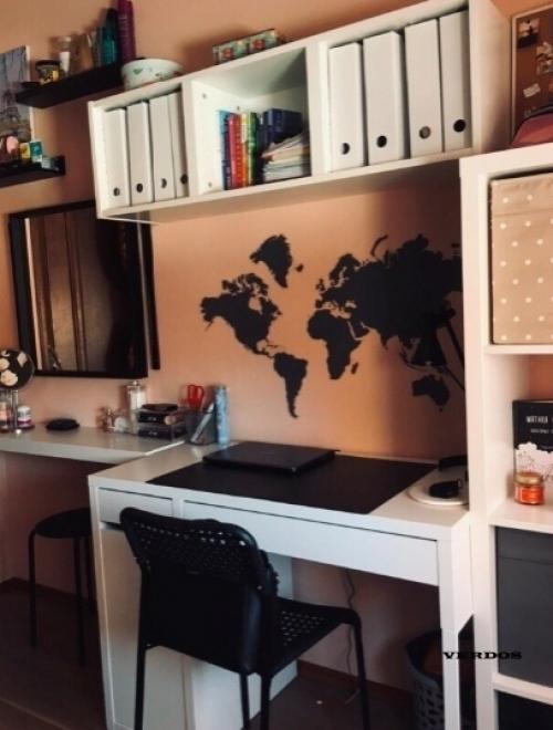 Комната дочери.  Все работы делали рабочие, дизайн мой и дочки. 03