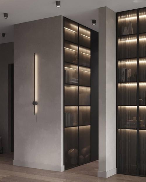 Интерьер квартиры в единой цветовой палитре. 09