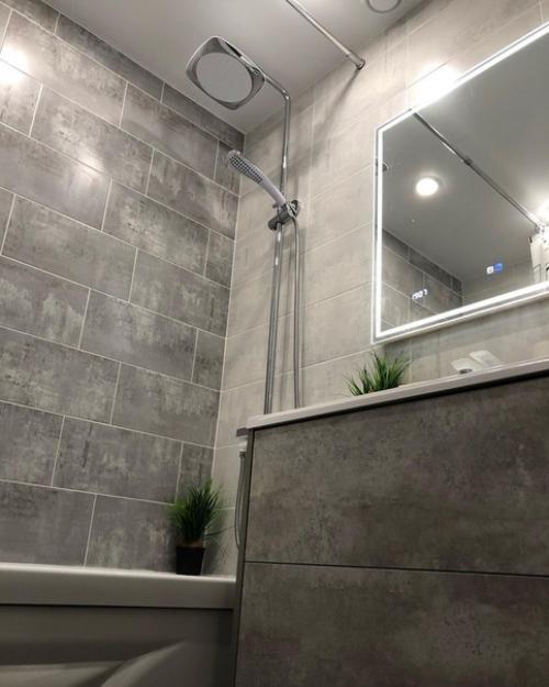 За 8 дней нам сделали капитальный ремонт ванной и санузла. 02