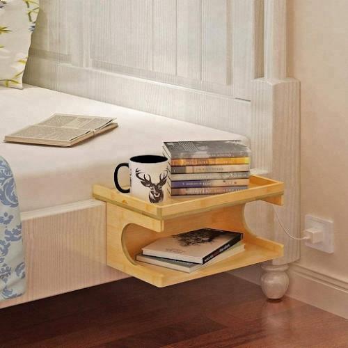 Один из способов оригинально оформить интерьер комнаты - заменить классические прикроватные тумбочки на что-нибудь другое. 08