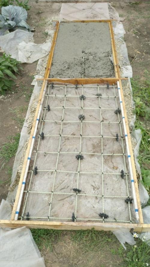 Залили с тестем по участку 30 метров такой дорожки. 03 Залили с тестем по участку 30 метров такой дорожки. 03