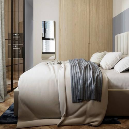 Светлый и уютный интерьер квартиры в пастельных тонах. 06