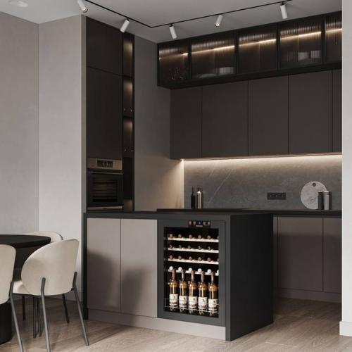 Интерьер квартиры в единой цветовой палитре. 08