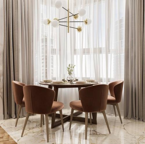 Светлый и уютный интерьер квартиры в пастельных тонах. 03