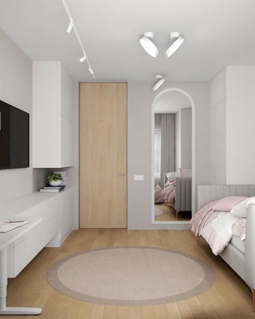 Уютная, светлая комната для девочки от Olga Lupandina. 04