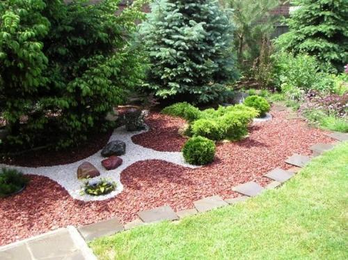 Гравийный сад. Очень простой и недорогой вариант альпийской Горки. 06