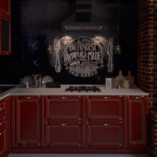 Кухня для молодой выразительной пары в г. Самара. 02