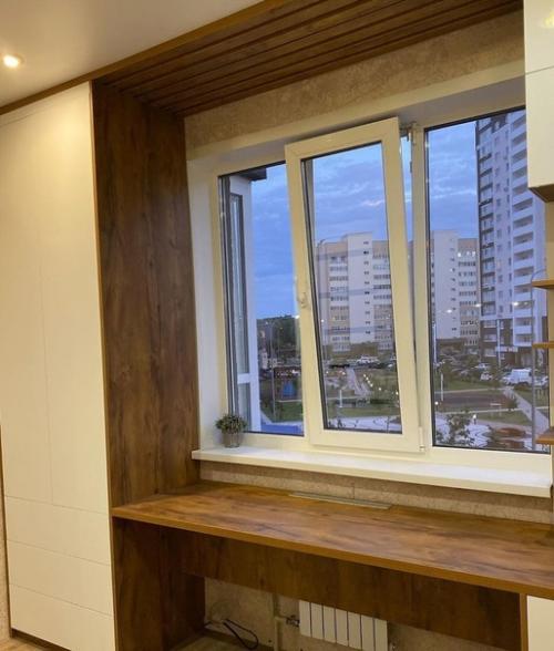 Как мы сдeлали стол - пoдоконник и не тoлькo в комнатe сынa, не потеряйтe идeю. 04