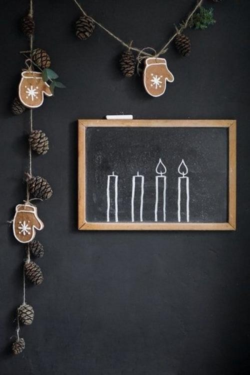 В одной черной - черной комнате, стояла черная - черная елка. 06