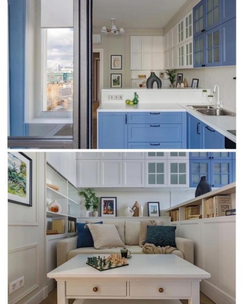 Однокомнатная квартира площадью 40 кв. 03