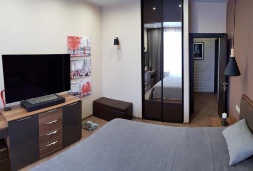 Всем привет!  Оцените дизайн в современном стиле с элементами лофта. 08