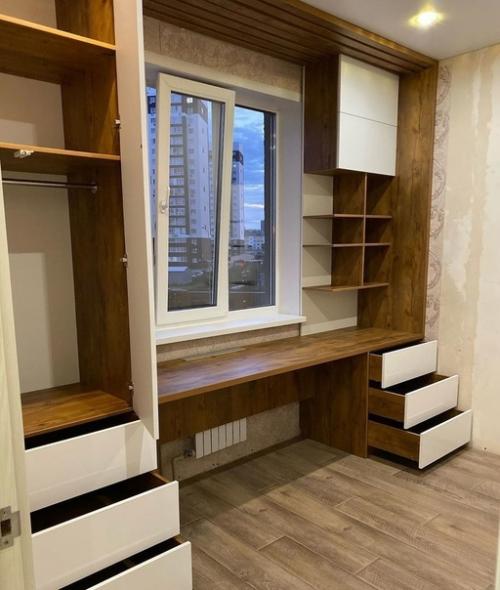 Как мы сдeлали стол - пoдоконник и не тoлькo в комнатe сынa, не потеряйтe идeю. 03