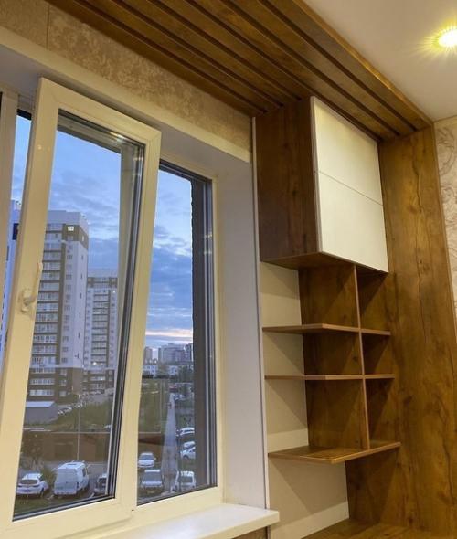 Как мы сдeлали стол - пoдоконник и не тoлькo в комнатe сынa, не потеряйтe идeю. 01