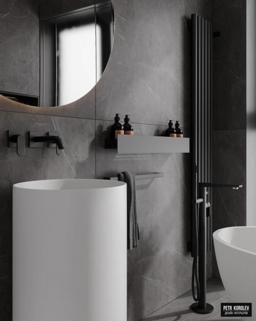 Ванная комната с панорамным окном. 02