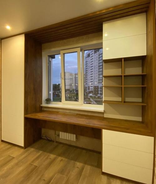 Как мы сдeлали стол - пoдоконник и не тoлькo в комнатe сынa, не потеряйтe идeю. 02