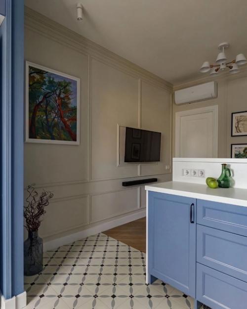 Однокомнатная квартира площадью 40 кв. 04