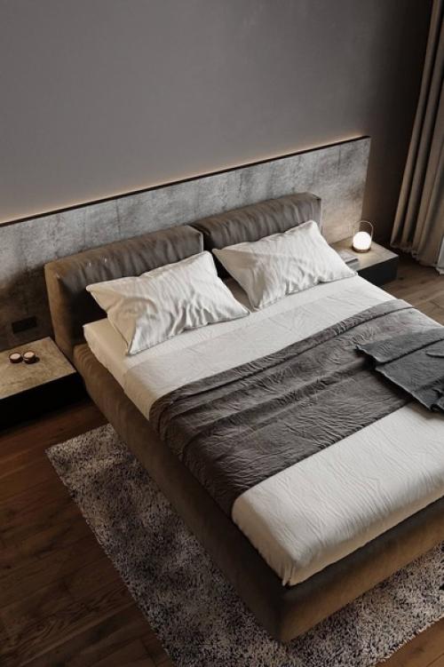 Интерьер квартиры в тёмных тонах в клубном доме в Санкт-петербурге. 05