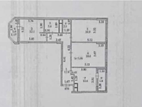 3-х комнатная квартира после капитального ремонта. 08