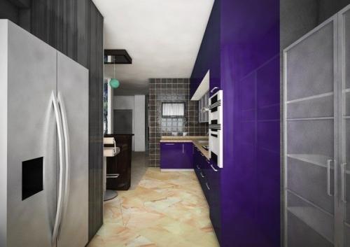 Гостиная - кухня - столовая, г. Самара. 01