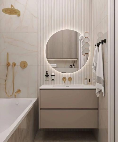 Утренняя подборка интерьеров санузлов. 01