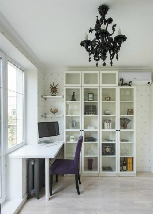 Супер - стильная квартира - студия из хрущёвской однушки. 05