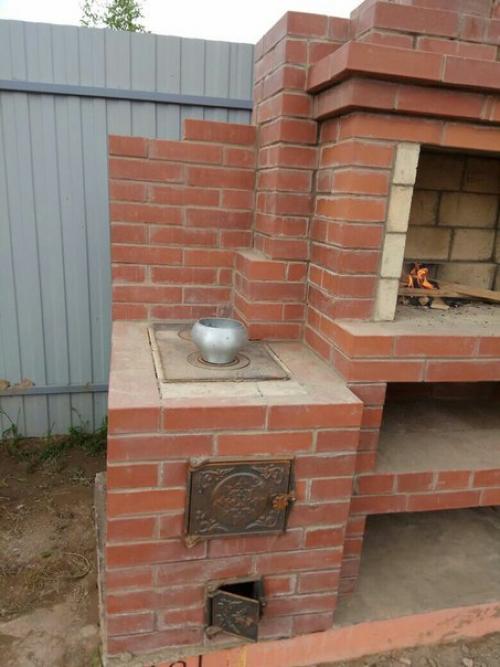 Камин на даче, своими руками за неделю. 03