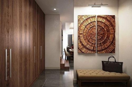 Подборка модульных картин в интерьере. 03