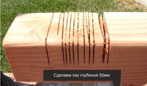 Гимнастическая скамья из дерева своими руками. 02