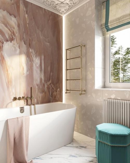 Ванная комната в нежной цветовой гамме. 02