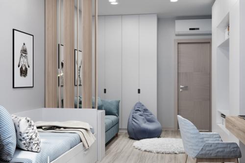 Интерьер детской комнаты. 01