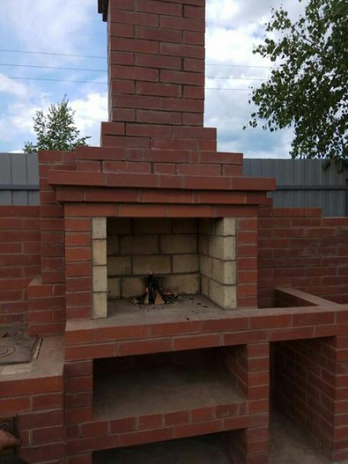 Камин на даче, своими руками за неделю. 05