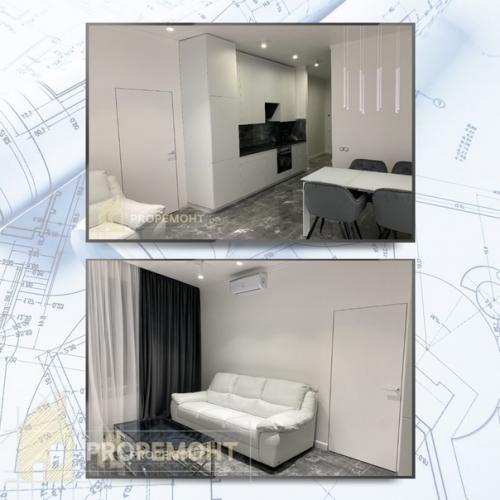 Стильная квартира после ремонта в черно-белых тонах 54 кв. 04