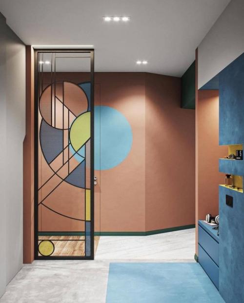 Яркая и красочная прихожая. 03