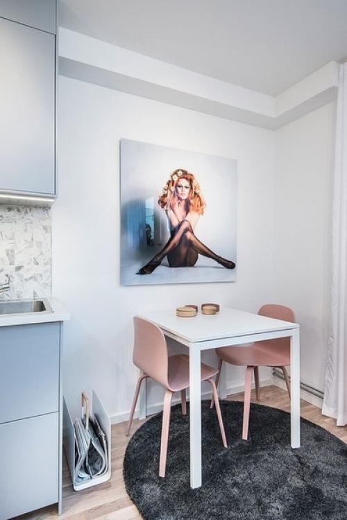 Функциональный дизайн однокомнатной квартиры площадью 25 кв. 08