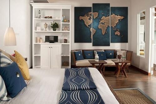 Подборка модульных картин в интерьере. 01